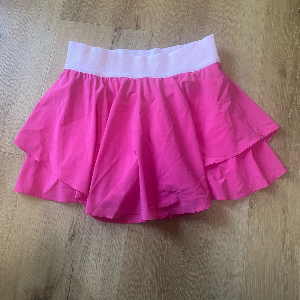 Lululemon pink skirt with built in shorts